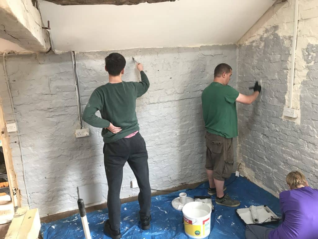 Painting the walls a new shade of grey Spring Bank Holiday 2019
