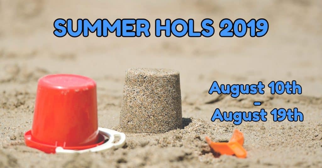 Summer Holiday 2019 Blog Post Header